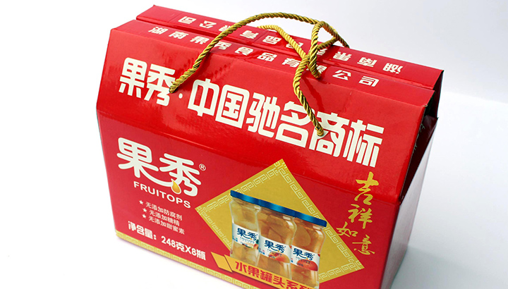 澳门金年会app下载官网为湖南果秀食品有限公司印制新款产品包装盒